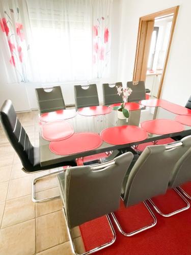 Ruang duduk di Ferienwohnung Balu
