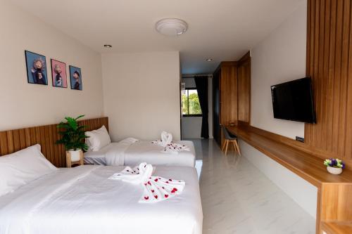 Postel nebo postele na pokoji v ubytování Korner Grand Hotel