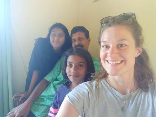 a group of people posing for a picture at HOMESTAY CAMPING ANURADHAPURA in Anuradhapura