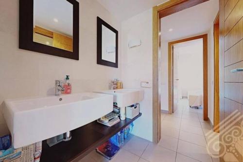 Koupelna v ubytování Precioso apartamento en Macenas
