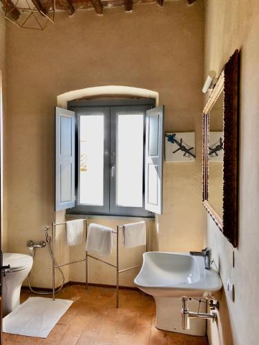 Ένα μπάνιο στο Agriturismo La Posta Reale