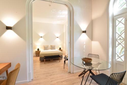 Letto o letti in una camera di LAA Studios