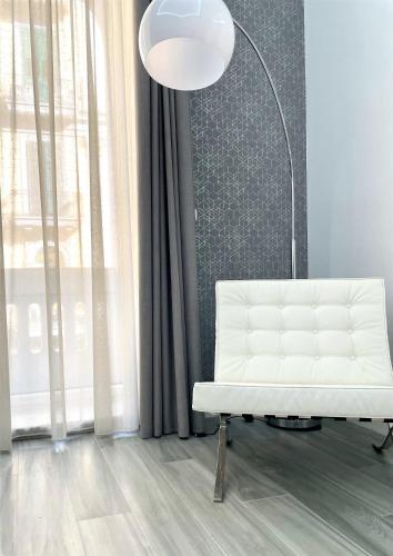 Area soggiorno di Duomo Platinum Apartments
