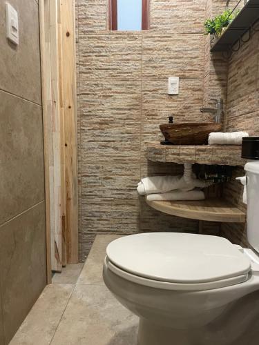 Un baño de Hotel RioMiel Tlaxcala