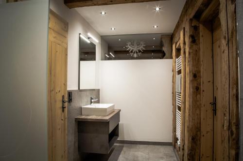 Koupelna v ubytování Müllner Appartements