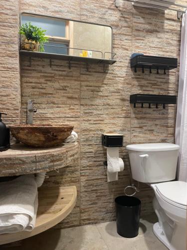 Un baño de Hotel RioMiel Tlaxcala