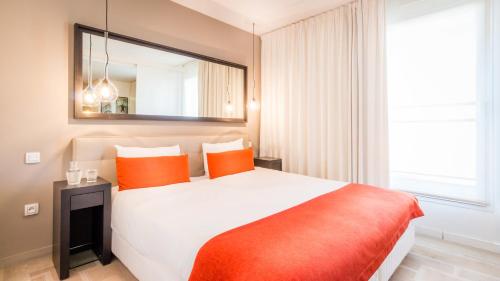 Katil atau katil-katil dalam bilik di Aparthotel Adagio Marseille Timone
