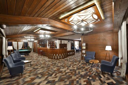 Posezení v ubytování Hotel&SPA Jawor