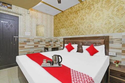 Katil atau katil-katil dalam bilik di Hotel Sun Shine Inn