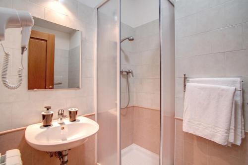 Koupelna v ubytování Hotel Mosaic