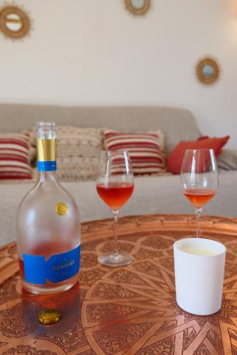 Nápoje v ubytování Lodge de la Vigneronne