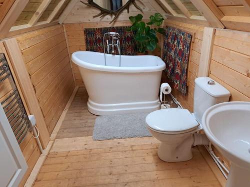 Ένα μπάνιο στο Antler Lodge