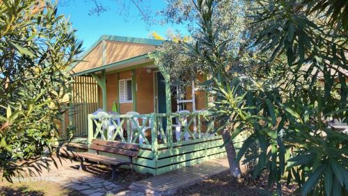 Chalet climatisé avec patio en Haute Corse 5 couchages
