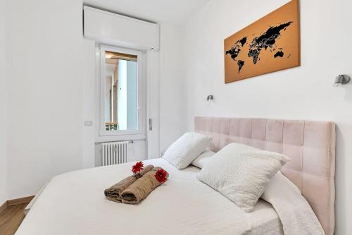 Katil atau katil-katil dalam bilik di Alessia's Flat- Borgo Palazzo