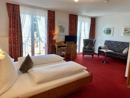 Posezení v ubytování Seehotel Schäpfle