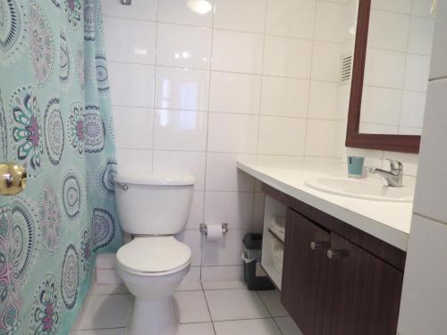 Bilik mandi di Cómodo y elegante departamento