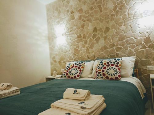 Кровать или кровати в номере BlueSun Apartments