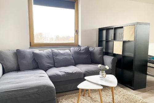 Posezení v ubytování 2-room apartment with balcony