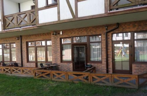 Jardín al aire libre en Apartament Wichrowy