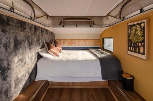 Postel nebo postele na pokoji v ubytování TREKOS GLAMPING