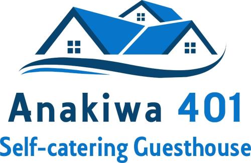 a logo for a self catering cottages at Anakiwa 401 in Anakiwa
