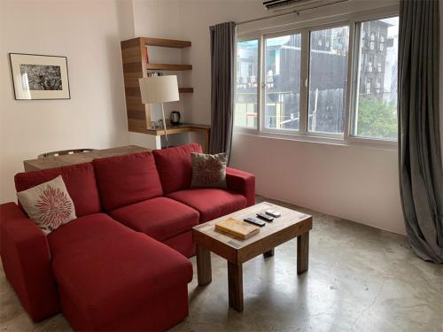 Posezení v ubytování ELEMENT BOUTIQUE HOTEL