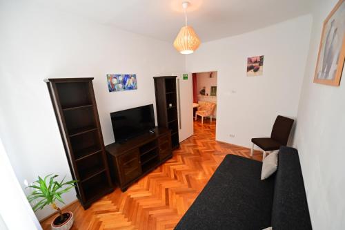 Et sittehjørne på Apartament cu 2 dormitoare, Benjamin Residence, Piata Mare