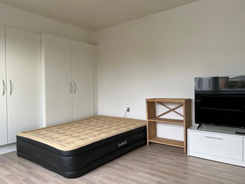 Кровать или кровати в номере Great View Apartments 2