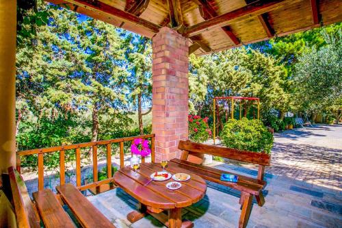 Zahrada ubytování Villa Agapi Episcopi