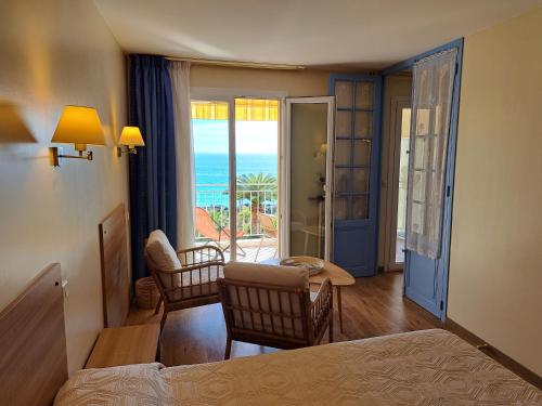 Χώρος καθιστικού στο Residence Veles Plage