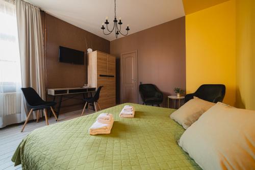 Una cama o camas en una habitación de Jēkaba sēta