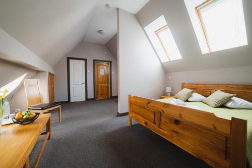 Una cama o camas en una habitación de Jēkaba sēta
