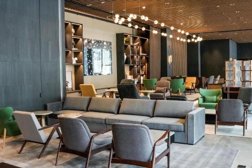 Χώρος καθιστικού στο Jen Shenzhen Qianhai By Shangri-La