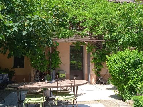 Κήπος έξω από το Chambres d'Hôtes La Chrysalide