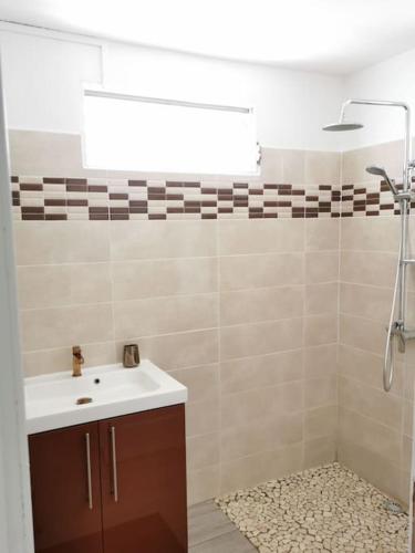 Kupatilo u objektu La villa Rouyo