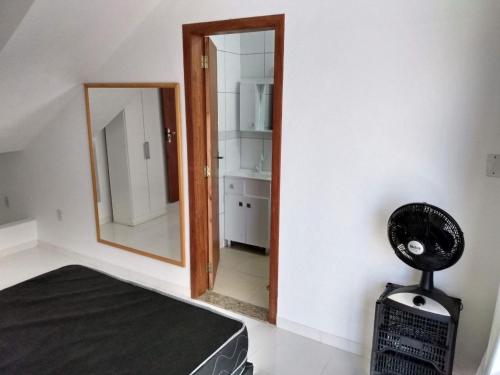 Postel nebo postele na pokoji v ubytování Apartamento Ilha da Fortaleza