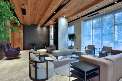 Dosso Dossi Hotels & SPA Downtownにあるシーティングエリア