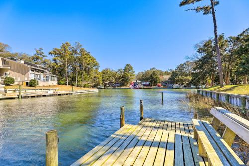 Waterfront Pine Knoll Shores Gem with Boat Dock
