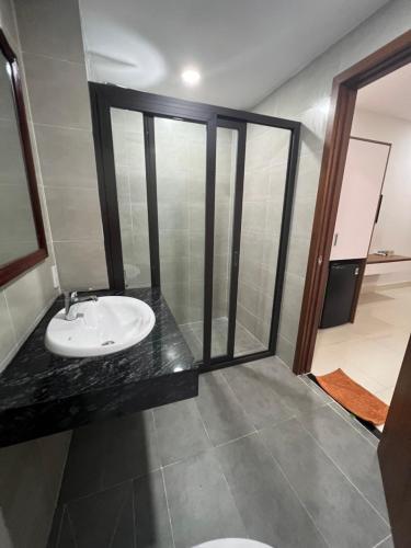 Bilik mandi di Hạnh Trang Hotel