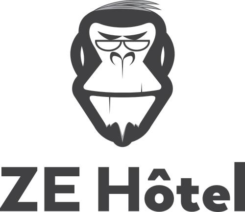 an image of a face of an owl with a beard at ZE Hotel in Paris