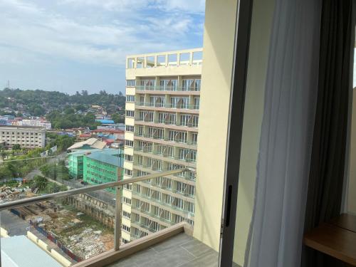 a view from a balcony of a building at MESA Thamrin City Apartments at Nagoya with Netflix & Pick Up Service in Nagoya
