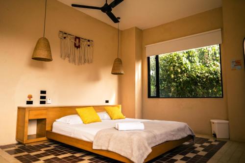 Postel nebo postele na pokoji v ubytování Viajero Santa Marta Hostel