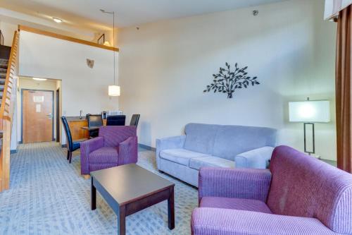 Un lugar para sentarse en Chateau Canmore