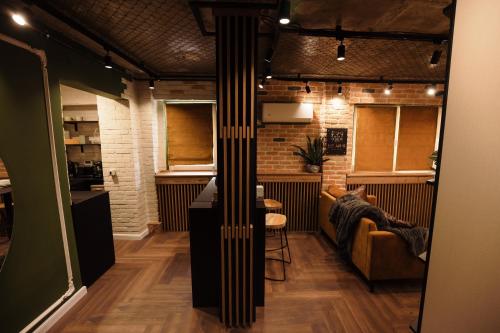 Χώρος καθιστικού στο Bear's Apartment Studio Alba Iulia