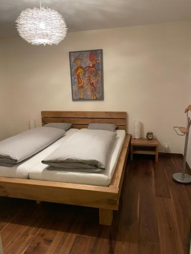 Postel nebo postele na pokoji v ubytování Ferienwohnung Efibach 41
