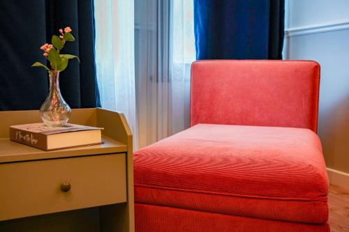 Posezení v ubytování Cihangir VAV Suites