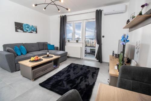 Χώρος καθιστικού στο Studio apartman Orhideja