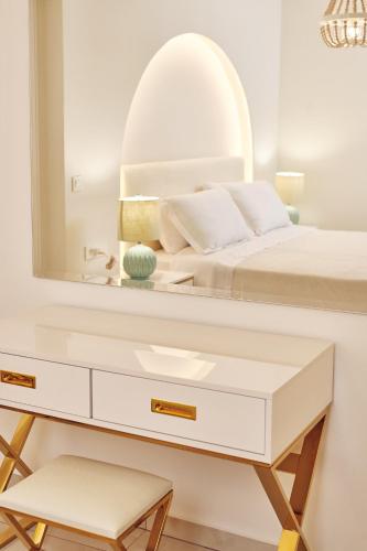 Blush & Crema Apartmentsにあるベッド