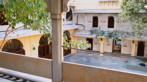 a view of the courtyard of a building at The Fern Bambora Fort, Bambora, Udaipur in Udaipur