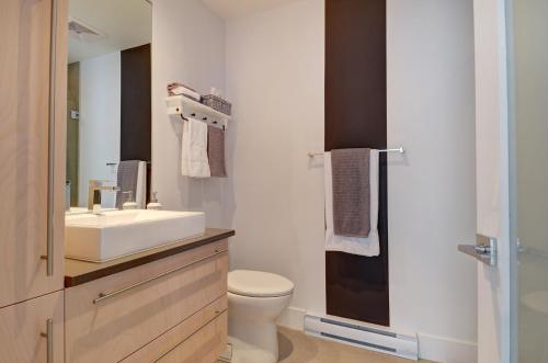 Kúpeľňa v ubytovaní Les Immeubles Charlevoix - Le 760306